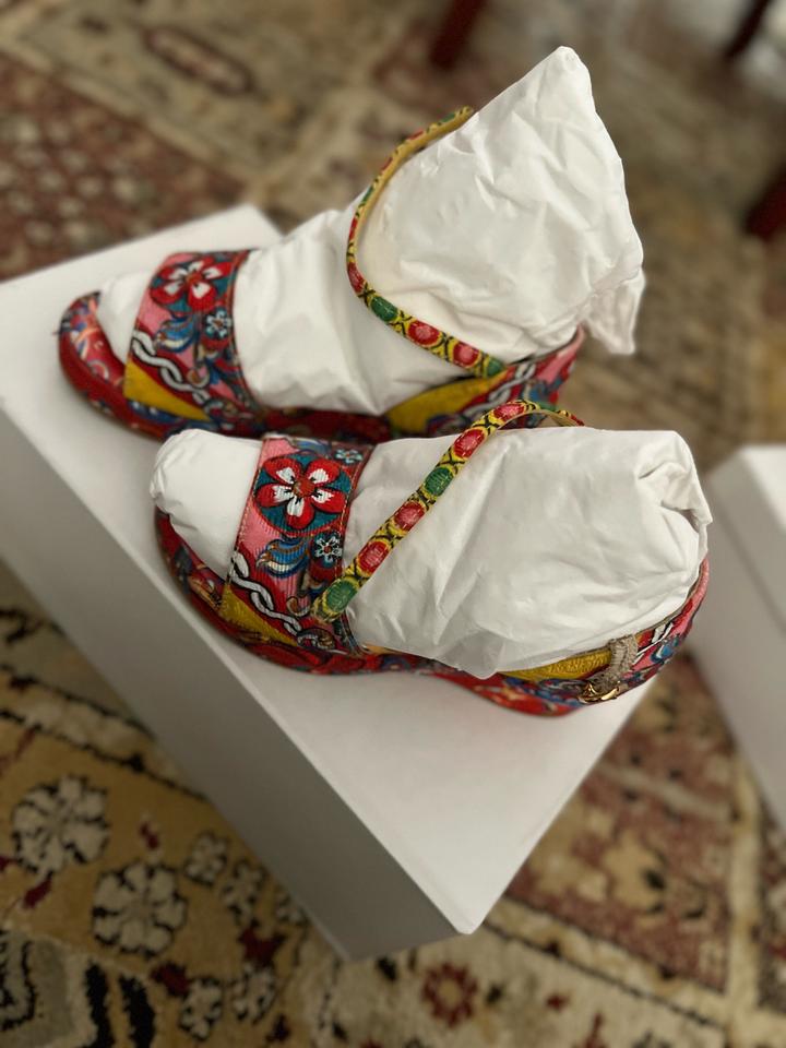 Босоножки на танкетке для детей dolce Gabbana