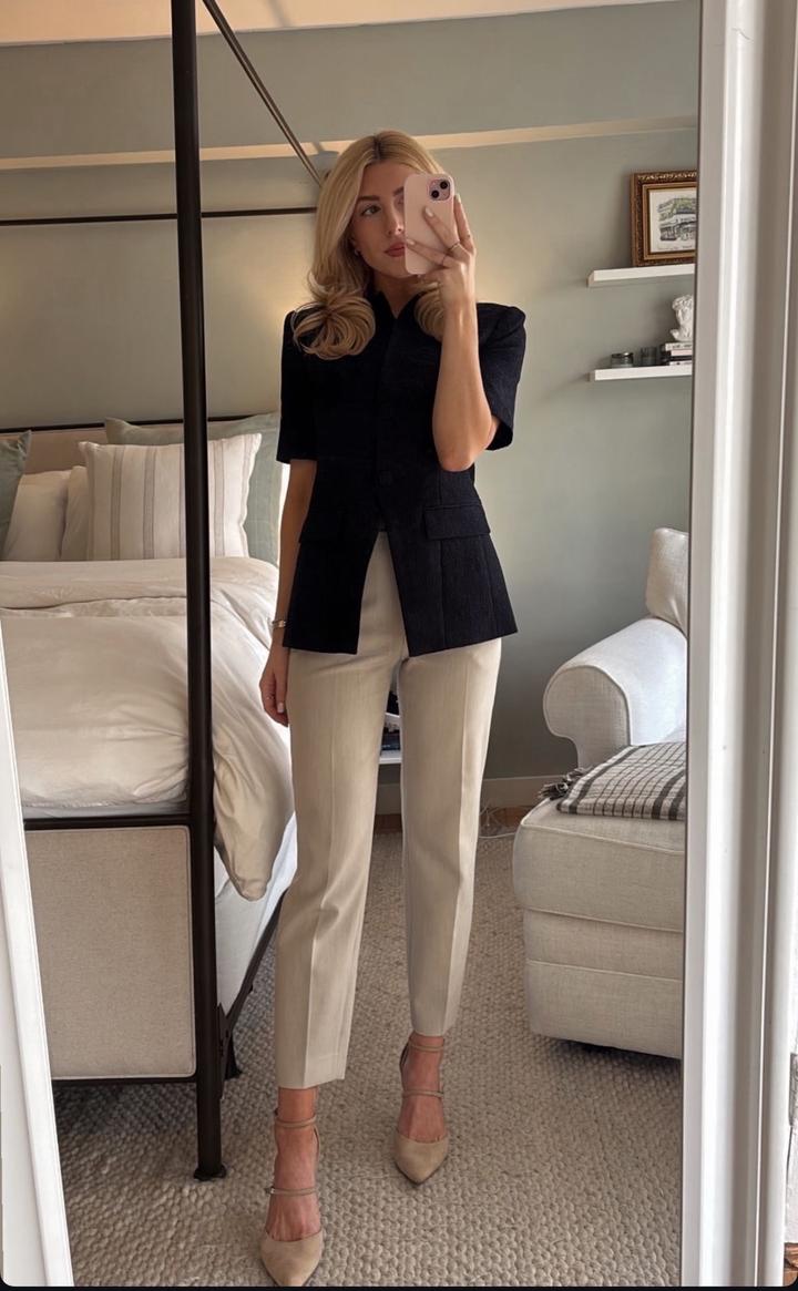 Брюки бежевый классика