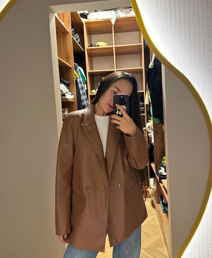 Кожаный пиджак