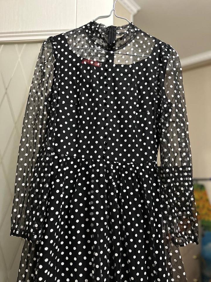 Платье в горошек