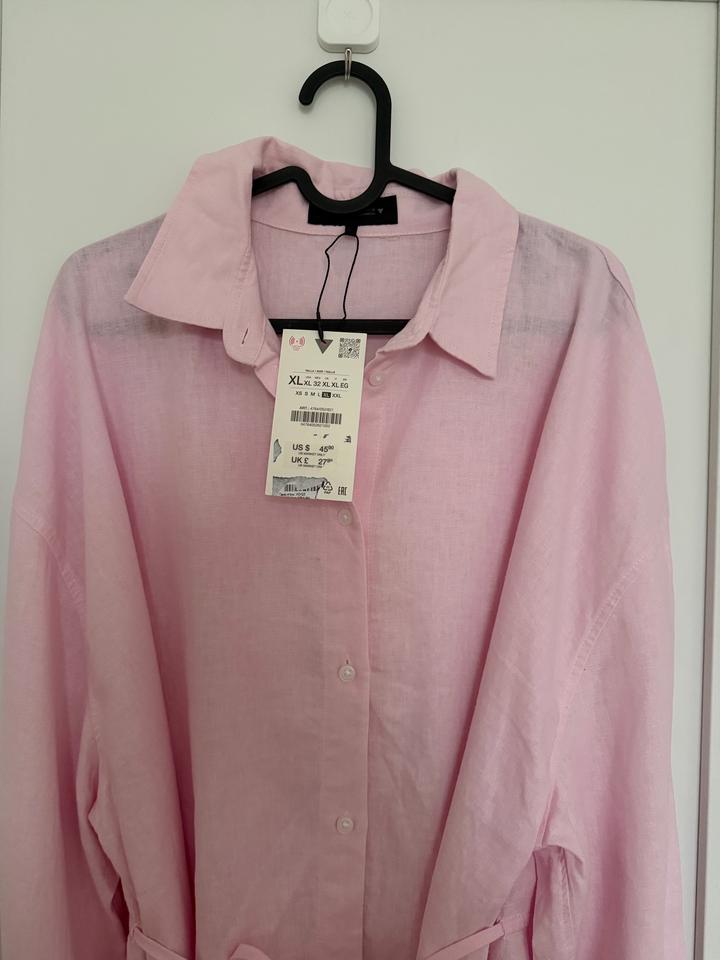 Рубашка льняная Zara