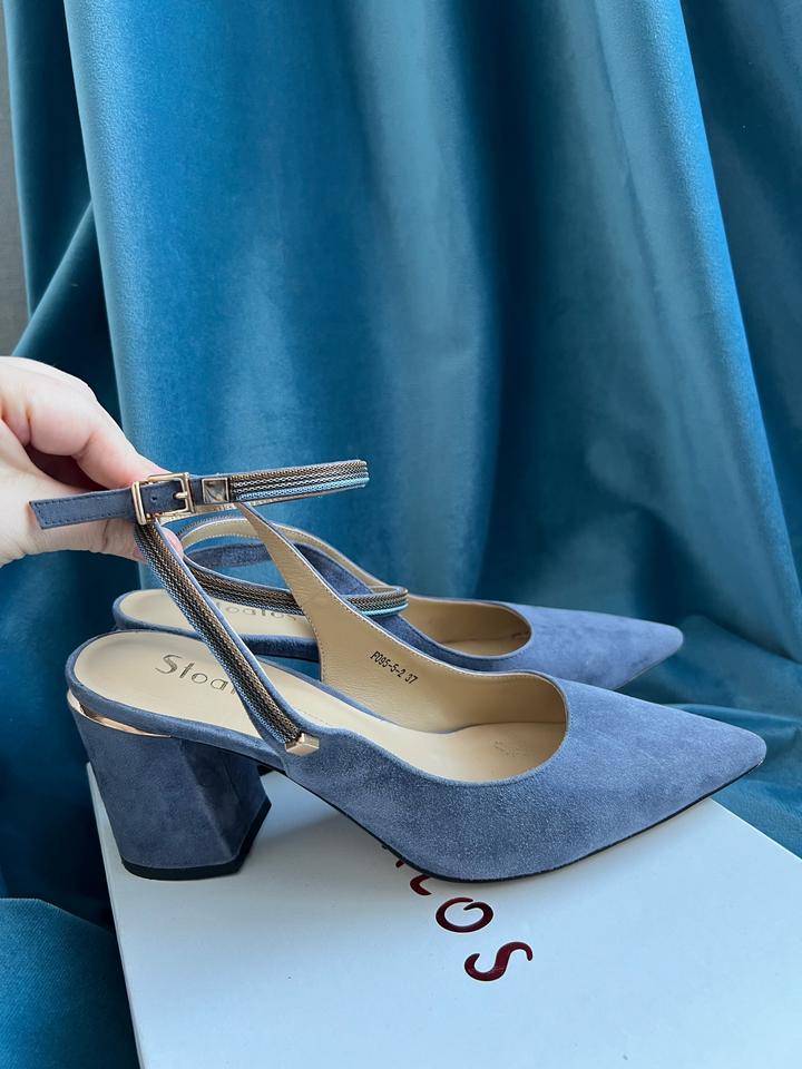 Туфли замшевые