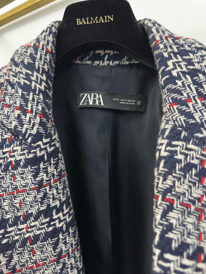 Жакет Zara твидовый