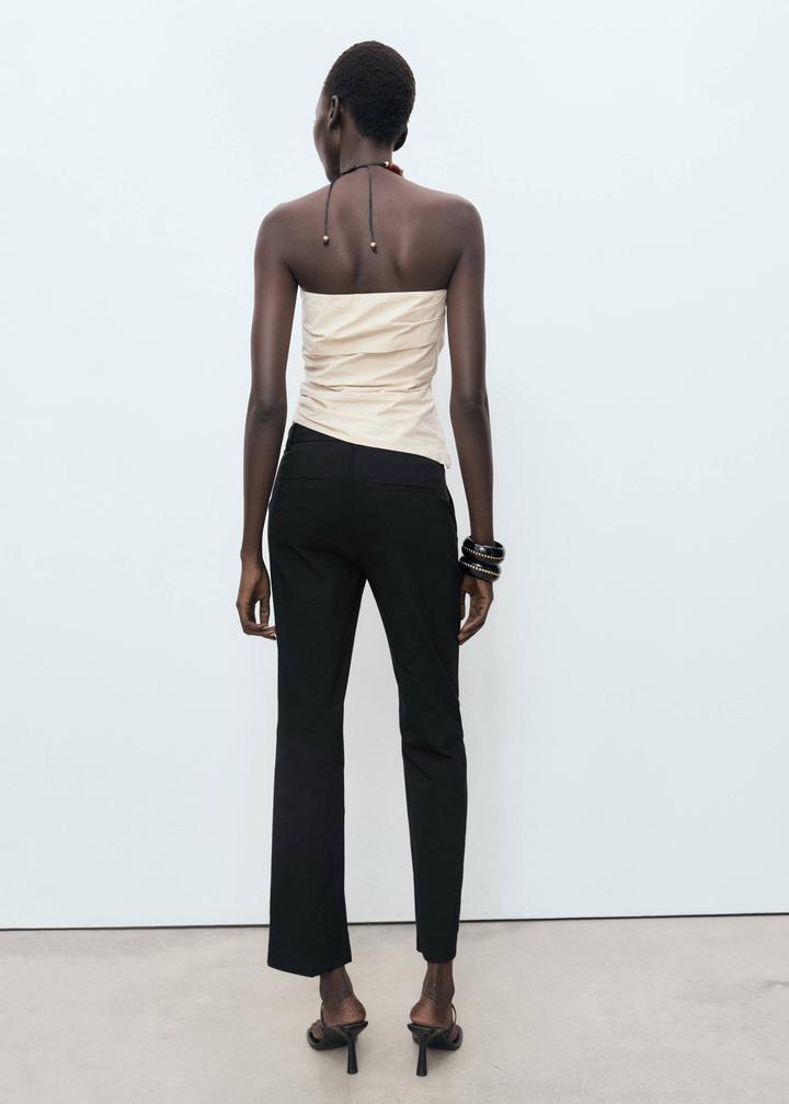 Брюки mango прямые свободные xs 34