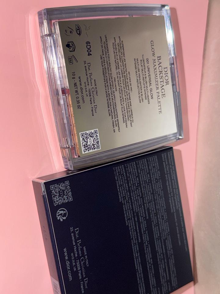 Dior Backstage Glow Maximizer Palette 🌸