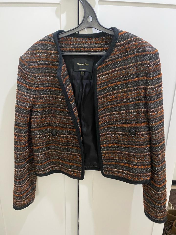 Твидовый жакет Massimo Dutti