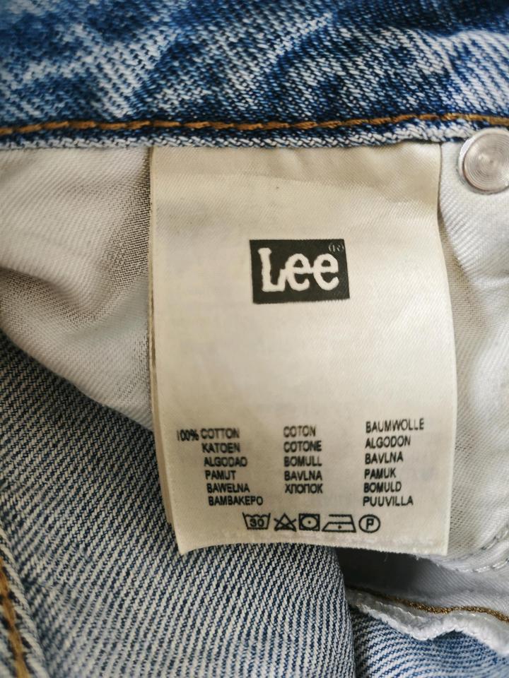 Джинсы Lee голубые, размер s-m