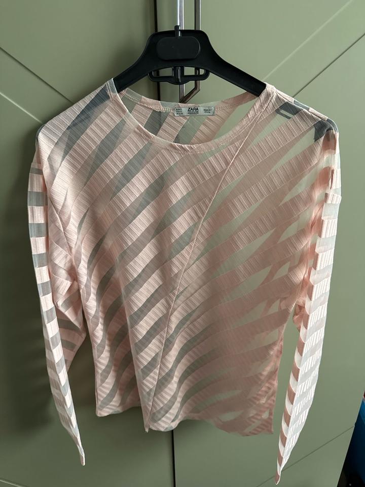 Полупрозрачный лонгслив ZARA