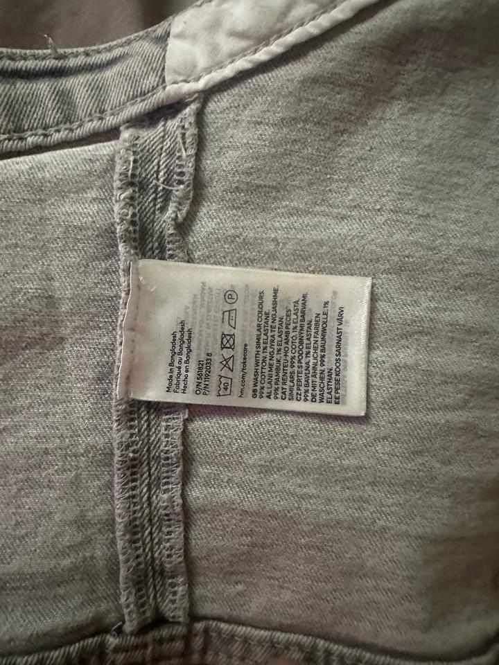 джинсовый топ H&M