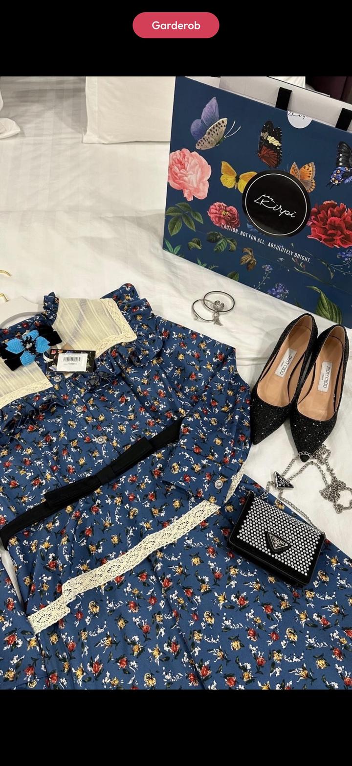 Платье от бренда Кирпи, есть свой ремень и брошь👍🏻