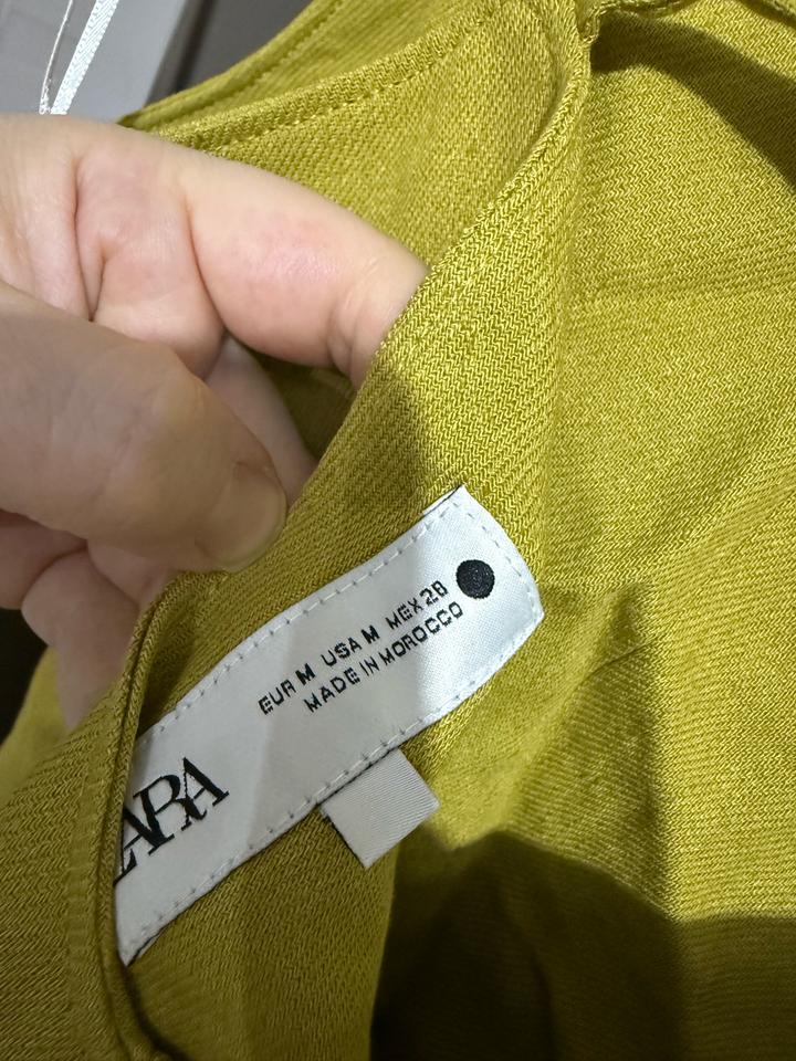 Платье лен zara