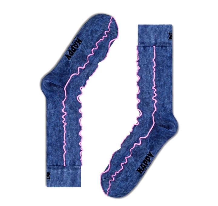 Носки Нарру Socks "Denim" синий, p-p 36-39