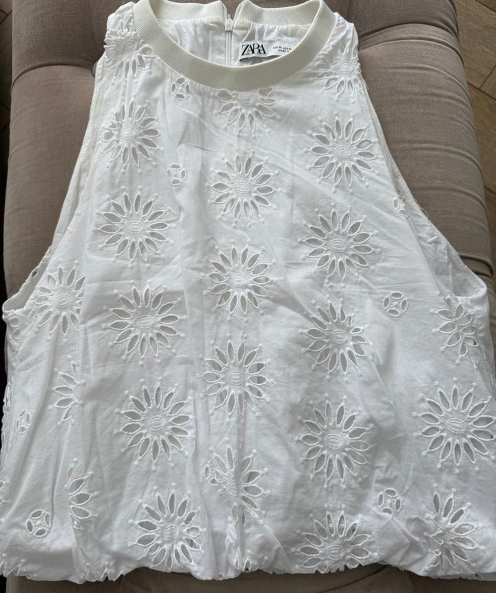 Белый топ ZARA