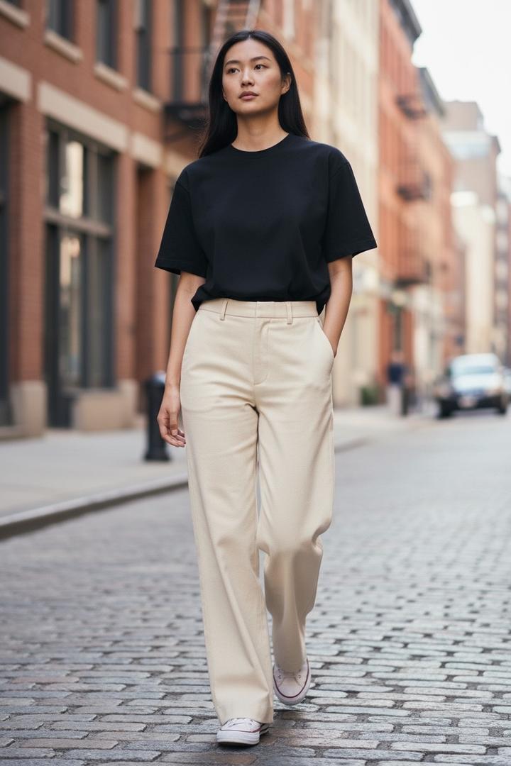 Брюки белые Massimo Dutti