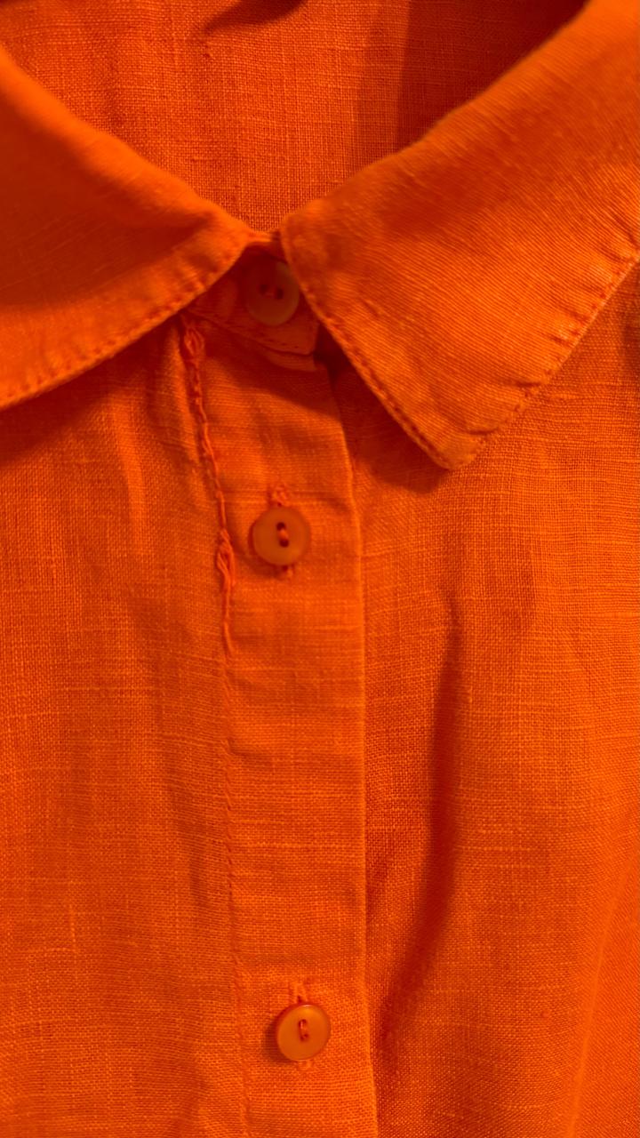 Льняная рубашка Massimo Dutti