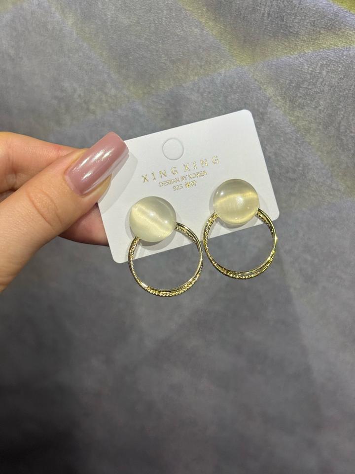 Серьги кольца