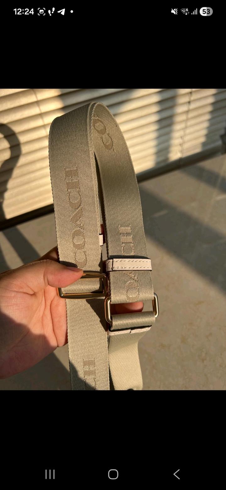 Сумочка Coach City mini, 100% оригинал, натуральная кожа, канва, широкий ремешок