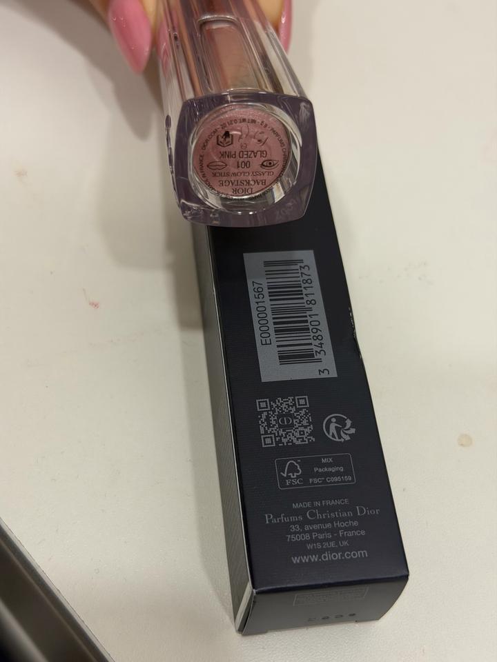 Dior Backstage Glassy Glow Stick 001 , батч код на последнем фото