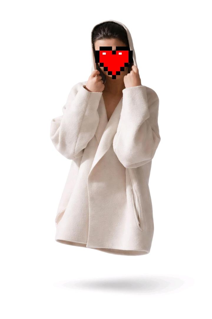 полупальтос капюшоном Brusnika