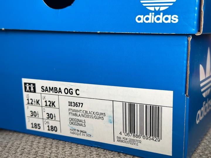 Adidas samba детские кроссовки