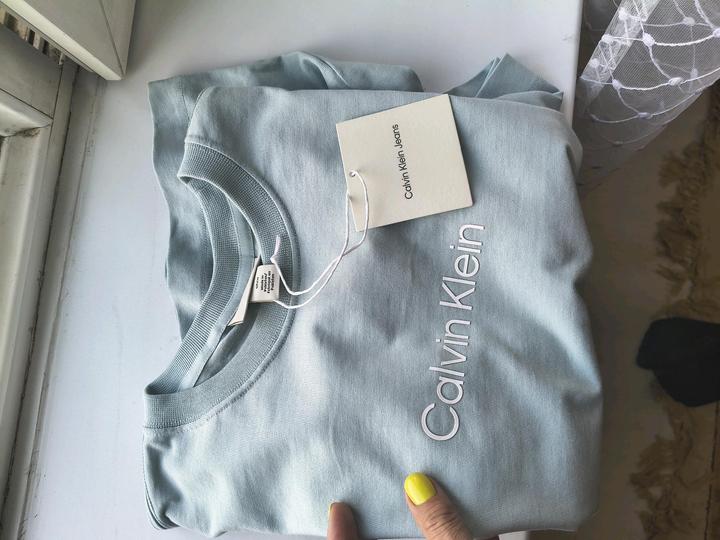 Футболка голубая Calvin Klein