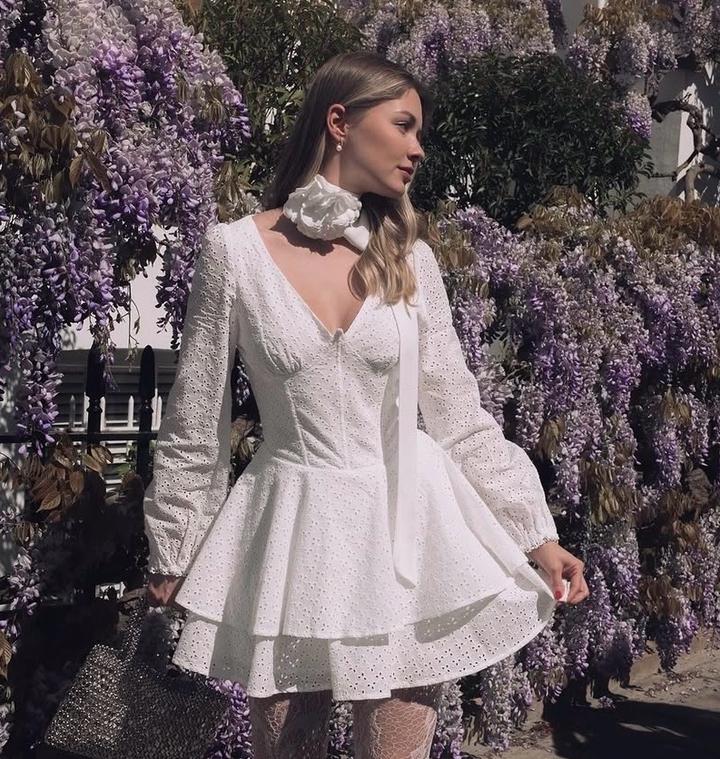 Белое платье Lichi