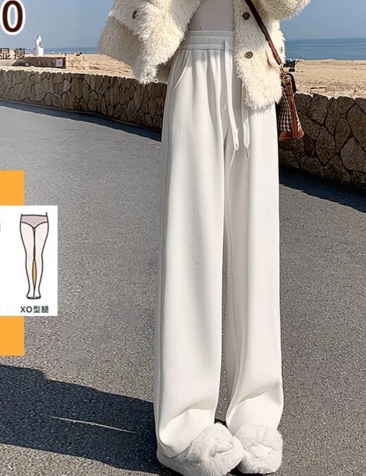 Белые штаны теплые