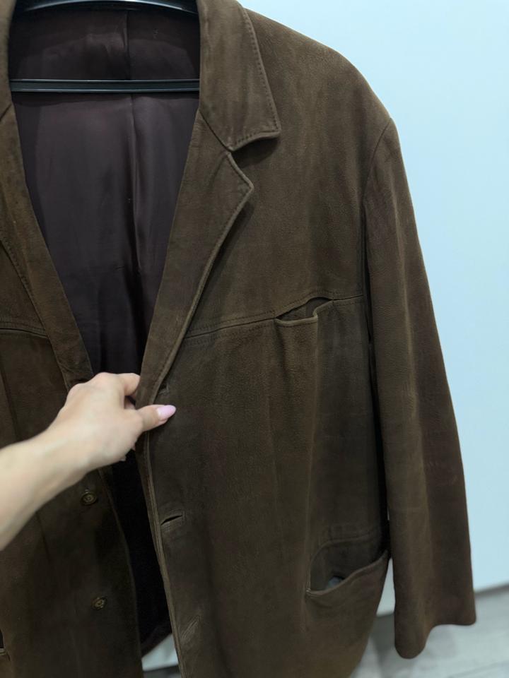 Куртка мужская из натурального замша Adam manz