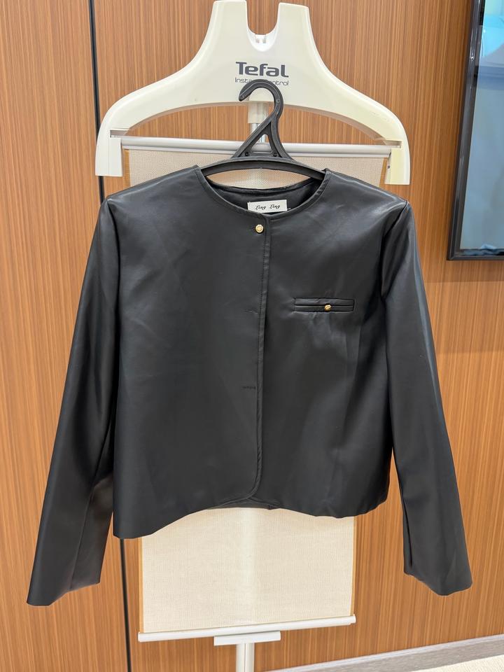 пиджак кожаный