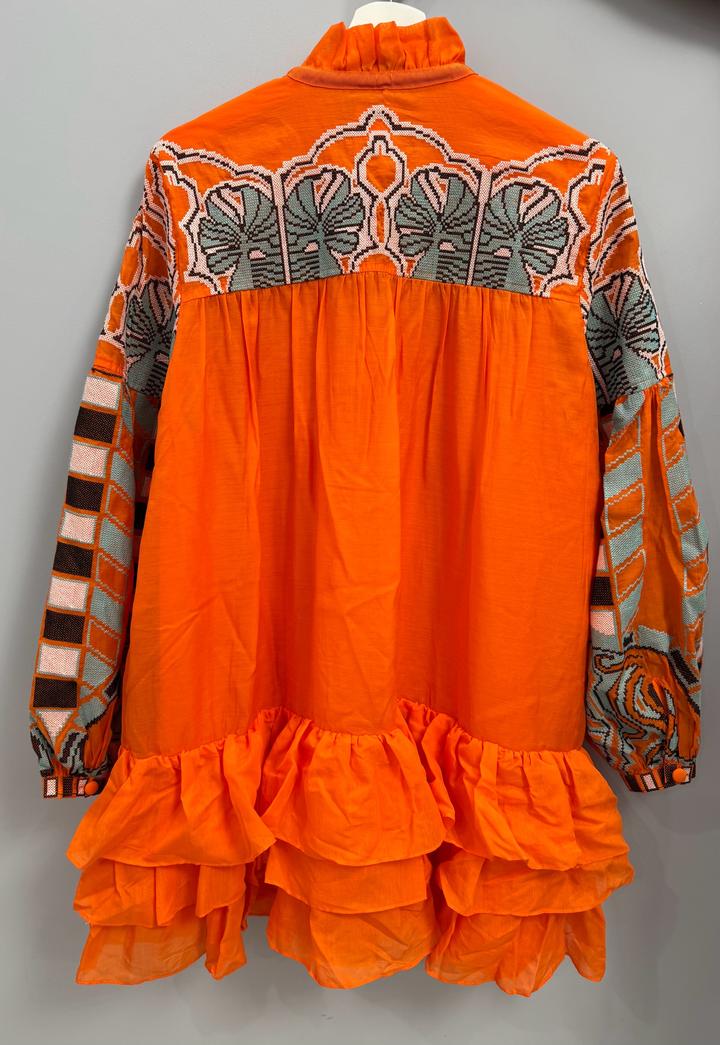 Платье в коллаборации H&M и Iris Apfel.