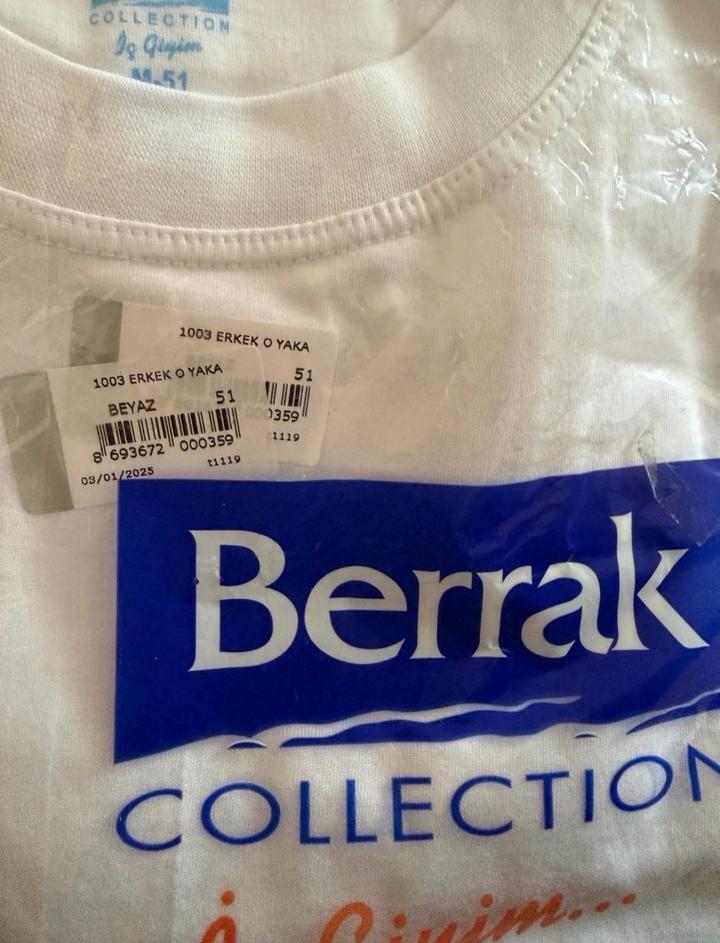 Футболка Berrak белый размер М
