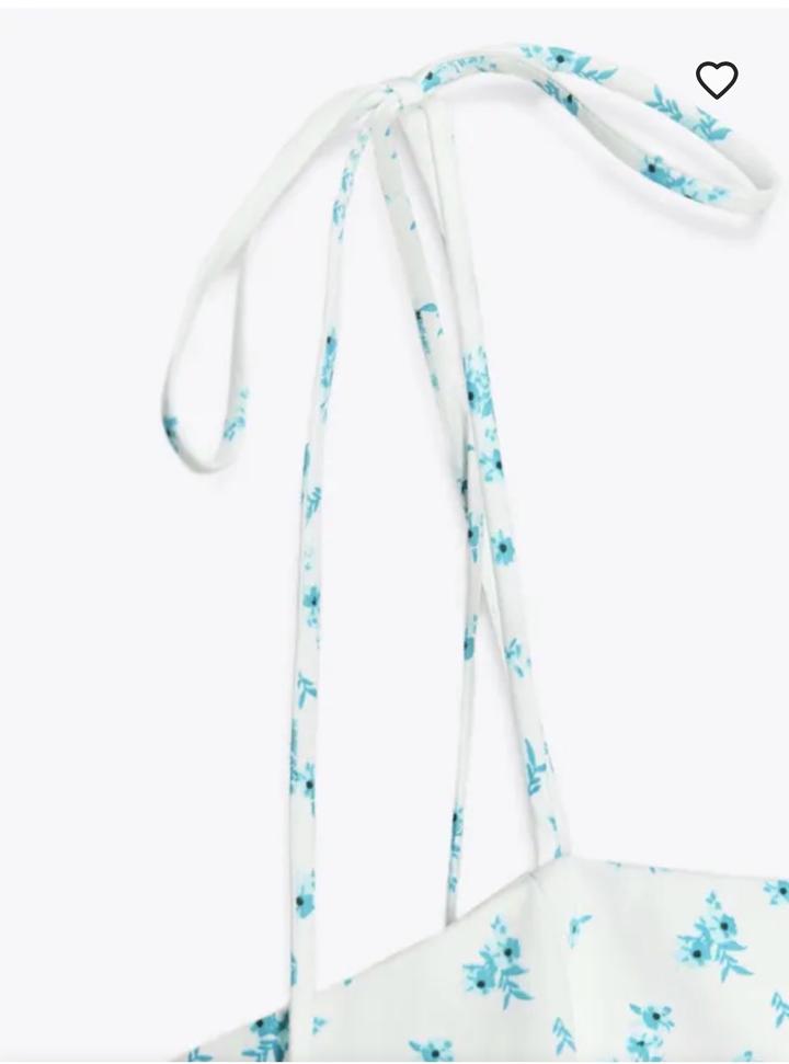 Цветочное платье Zara