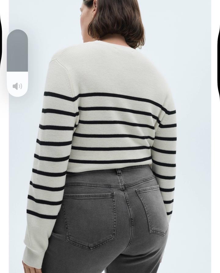 Джинсы зауженные Mango серый