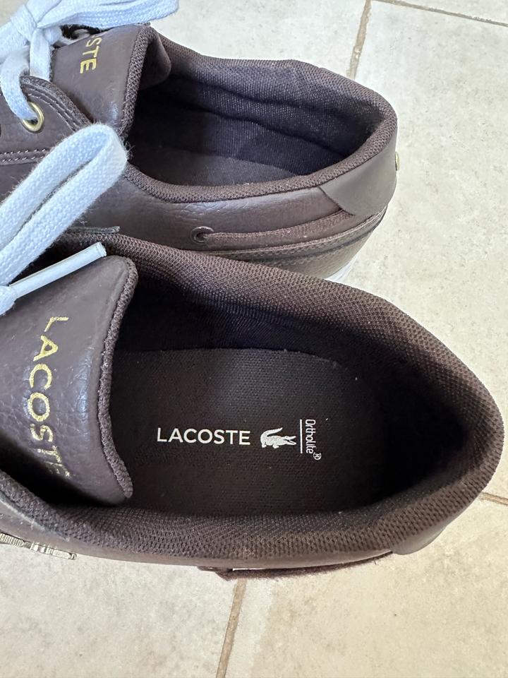 Мужские топсайдеры Lacoste