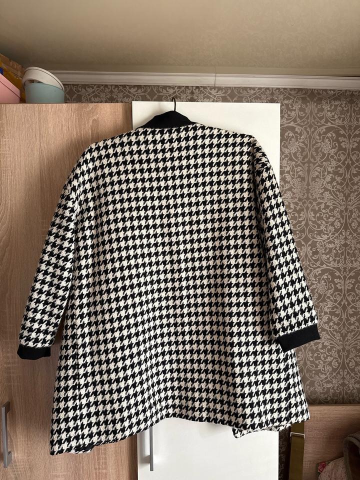 Твидовый пиджак удлинённый