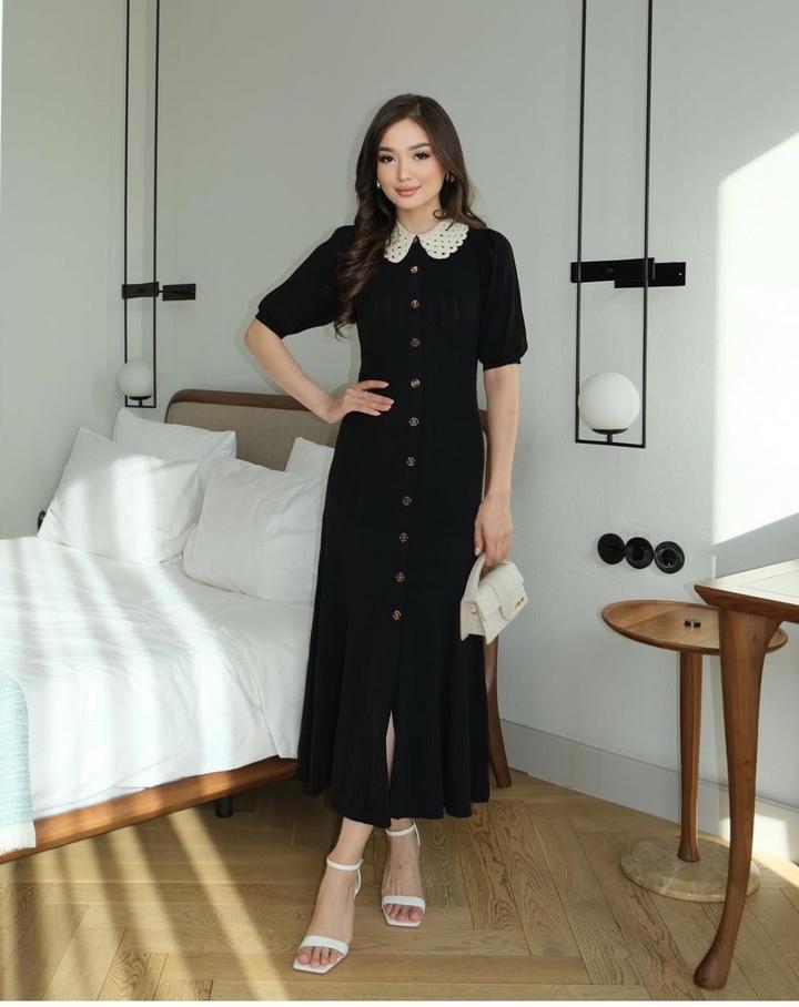 Черное платье Sandro