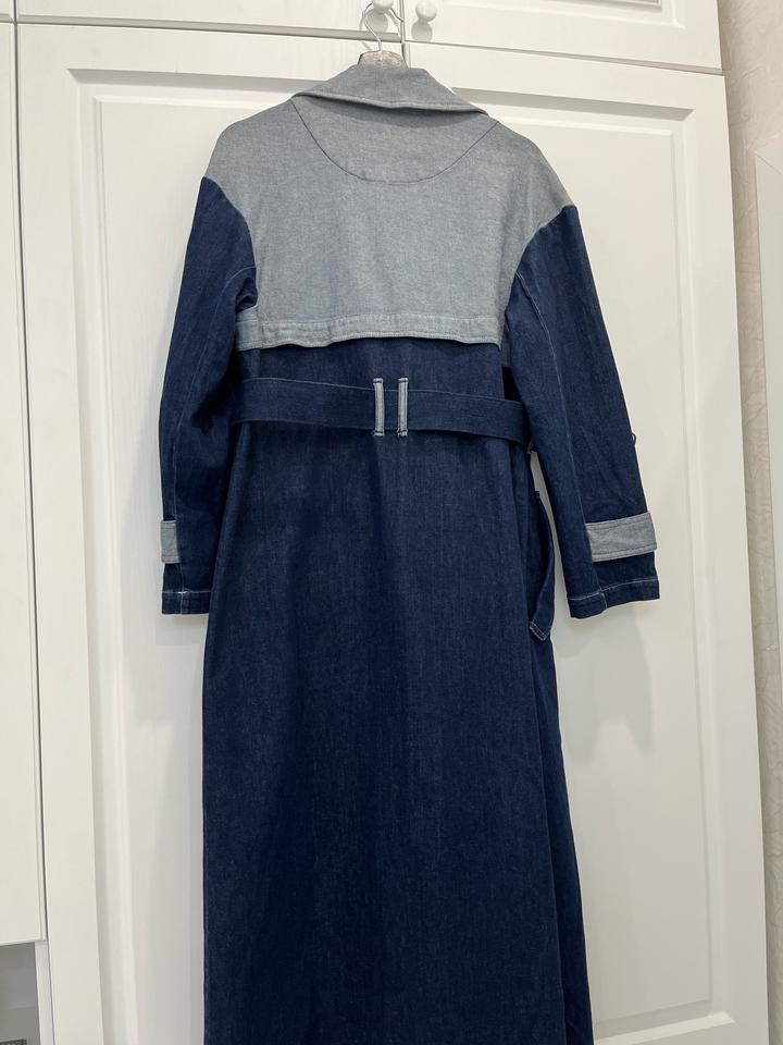 Джинсовый тренч