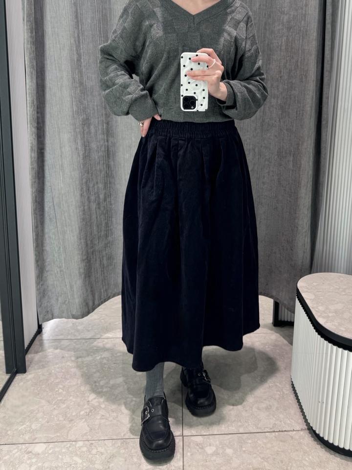 Вельветовая юбка