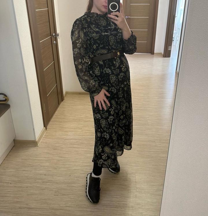 Шифоновое платье