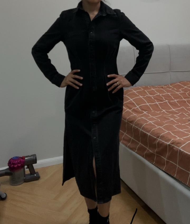 джинсовая платье