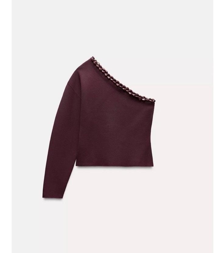 Кофта на одно плечо ZARA