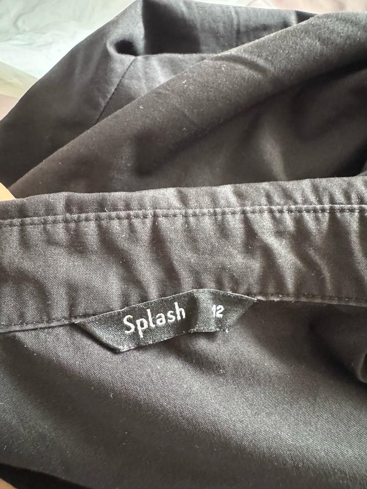 черная рубашка splash