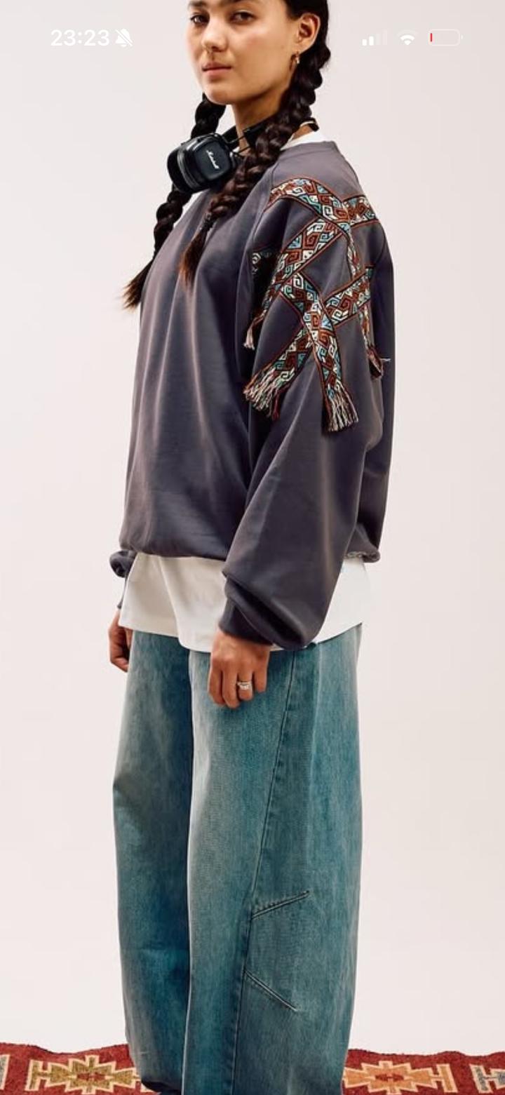 Ozge казахстанский бренд свитшот