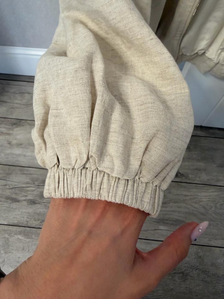 Бомбер изо льна