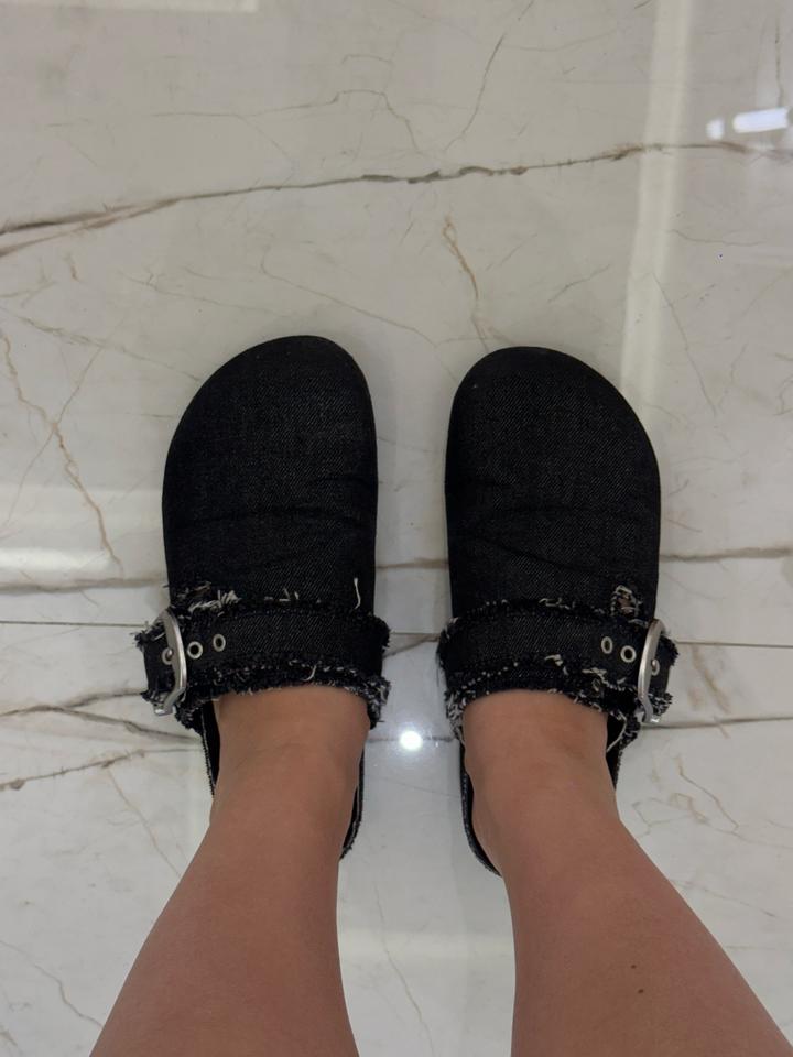 Джинсовые сабо Zara