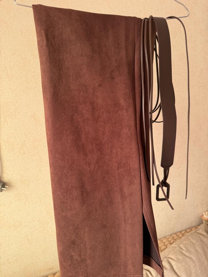 Юбка коричневая