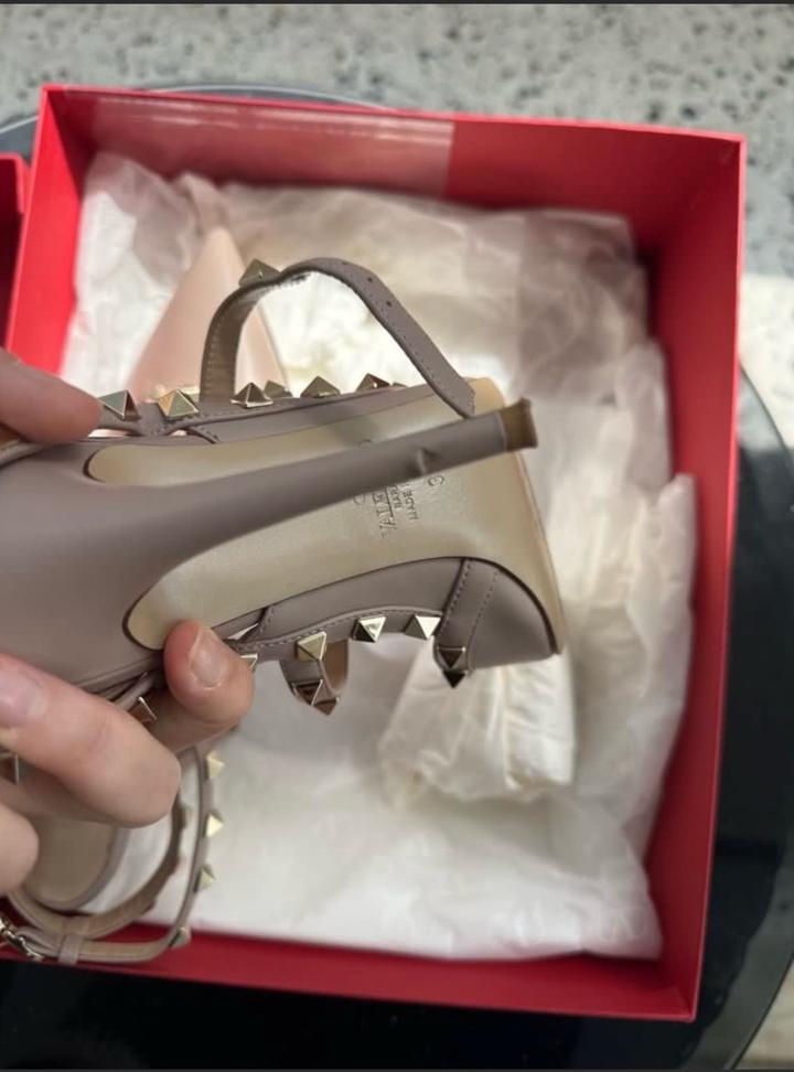 Valentino|Rockstud Ankle Strap Pump 100 Mm