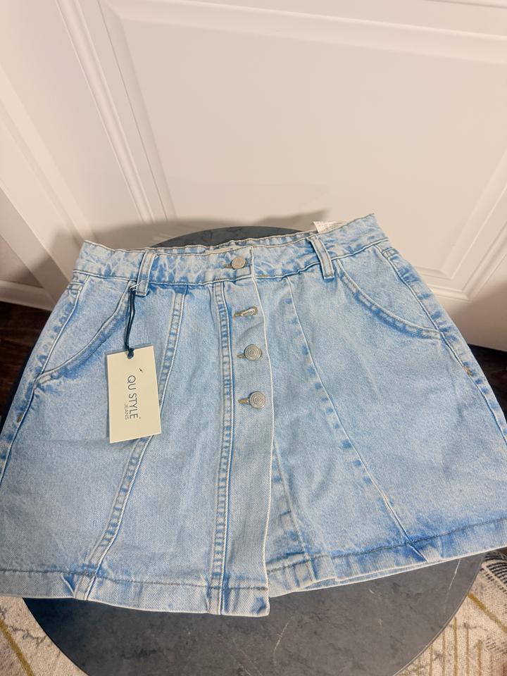 Джинсовая мини-юбка. (Турция)