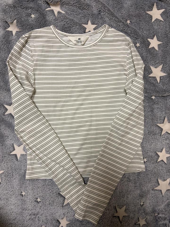 Лонгслив и футболка H&M для девочки 10-12 лет