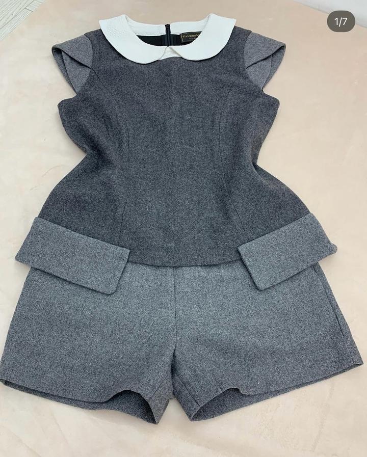 Шерстяная двойка с шортами Vivienne midow Италия